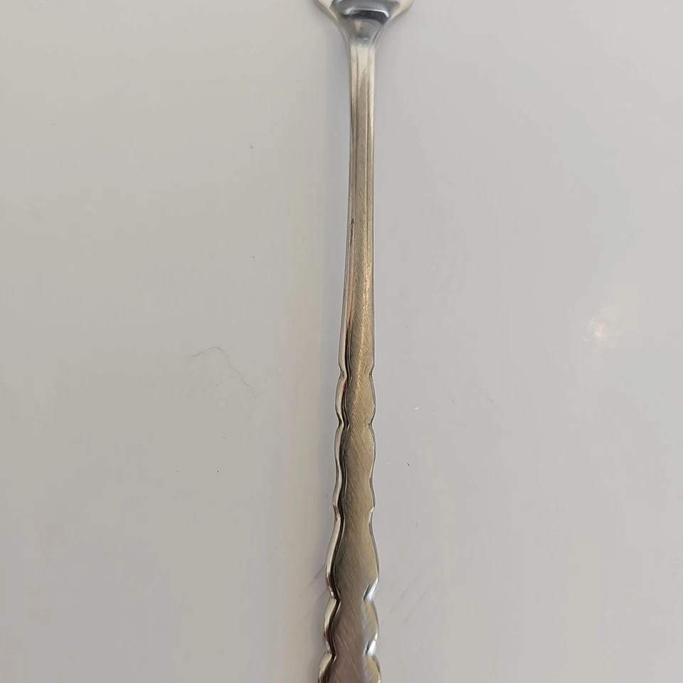 Tenedor de cóctel pequeño CELLO cubiertos de acero inoxidable Oneida Community Foto 3 de 4