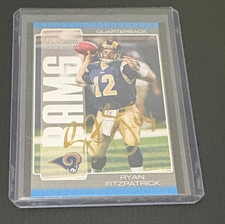 RYAN FITZPATRICK AUTOGRAPHED 2005 BOWMAN ROOKIE CARD W/COA. rookie card picture