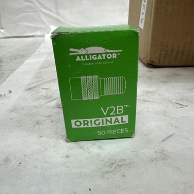 Alligator V2B Double Seal Metal Valve Stem Cap Pack of 50
