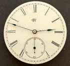 Antique 1881 Elgin Gail Borden 22 Pocket Watch Movement Parts/Repair 10s 11j