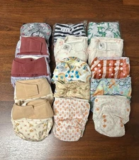 NEW Cloth Diapers GroVia And Other Brands With Liners Lot of 15 Never Used