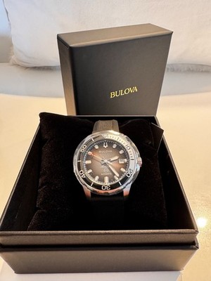 Bulova Marine Star Herrenuhr Kunststoff Schwarz Durchmesser 41mm
