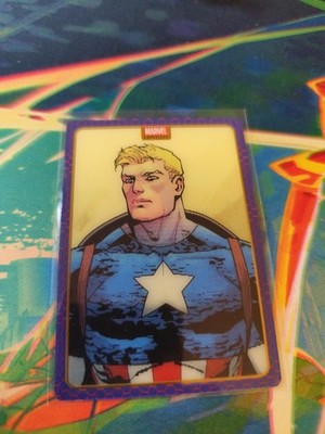 Panini Marvel Anthology Lenticular Card #L2 Captain America/Steve Rogers