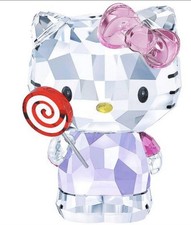 Swarovski Hello Kitty Lollipop #5269295  Tiny Chip On Back See Details / Photos