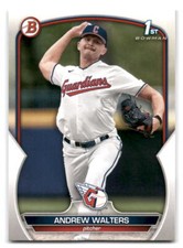 Andrew Walters 2023 Bowman Draft Baseball #BD-184 Cleveland Guardians