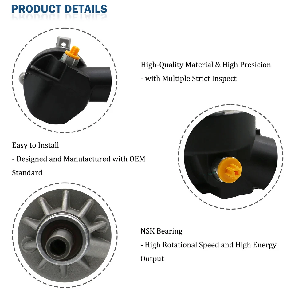 Ford Ranger 1998-2006 Windstar Explorer Taurus Power Steering Pump w/ Pulley - Image 2 of 4