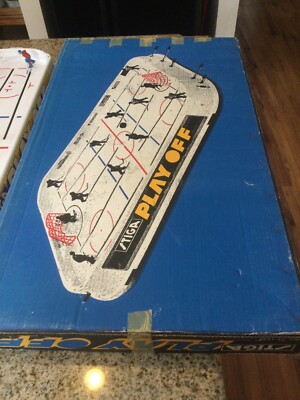 STIGA PLAY OFF アイスホッケー テーブルゲーム　レトロ　ビンテージ Amazon.com: Stiga Tabletop Ice Hockey Game Play Off 21