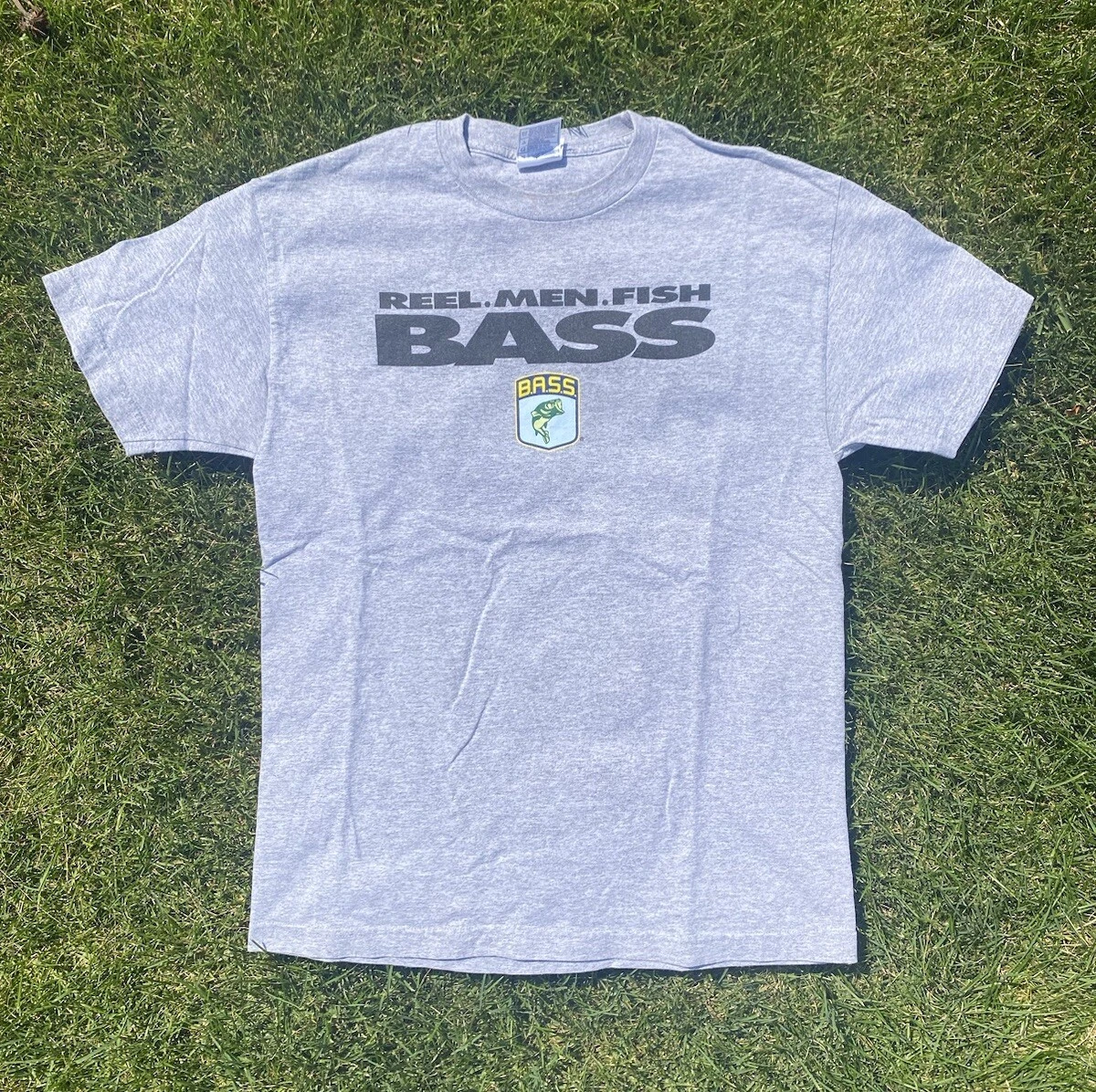 Vintage Y2K Bass Fishing Shirt Size Large