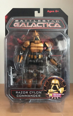 Battlestar Galactica Razor Cylon Commander Figure PX Exclusive * NEW SEALED *