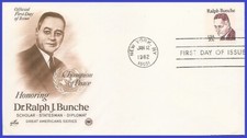 USA5 #1860 U/A PCS ARTCRAFT FDC   Ralph Bunche