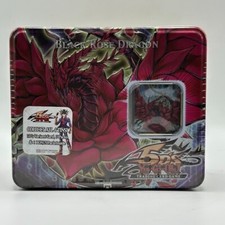 Yugioh 5D’s Black Rose Dragon 2008 Tin - Factory Sealed RARE!