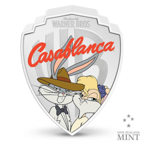 2023 Niue Warner Bros. Looney Tunes Mashups Casablanca 2oz Silver Proof Coin - Picture 1 of 9