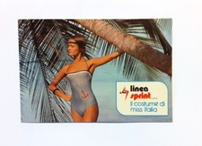 VECCHIO ADESIVO /Old Sticker SEXI GIRL MISS ITALIA COSTUMI LINEA SPRINT (cm13x9)