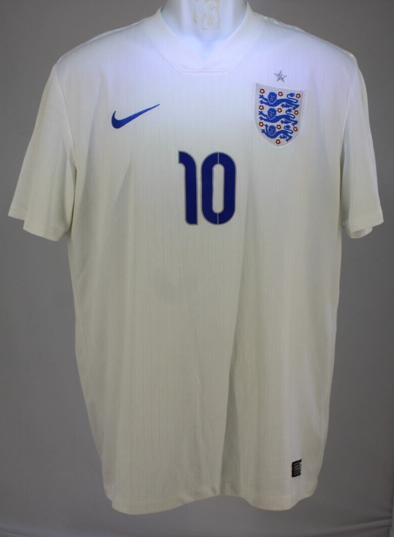 England jersey National Team Authentic Nike 2014 WORLD CUP #10