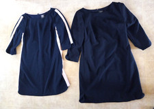 Vince Camuto Navy Blue 3/4 Sleeve Dress Size 12 Set of 2