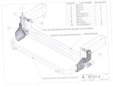 Snowbear Dk2 Snow Plow Mount Kit Toyota Tacoma 05-15 397022  65121 85121