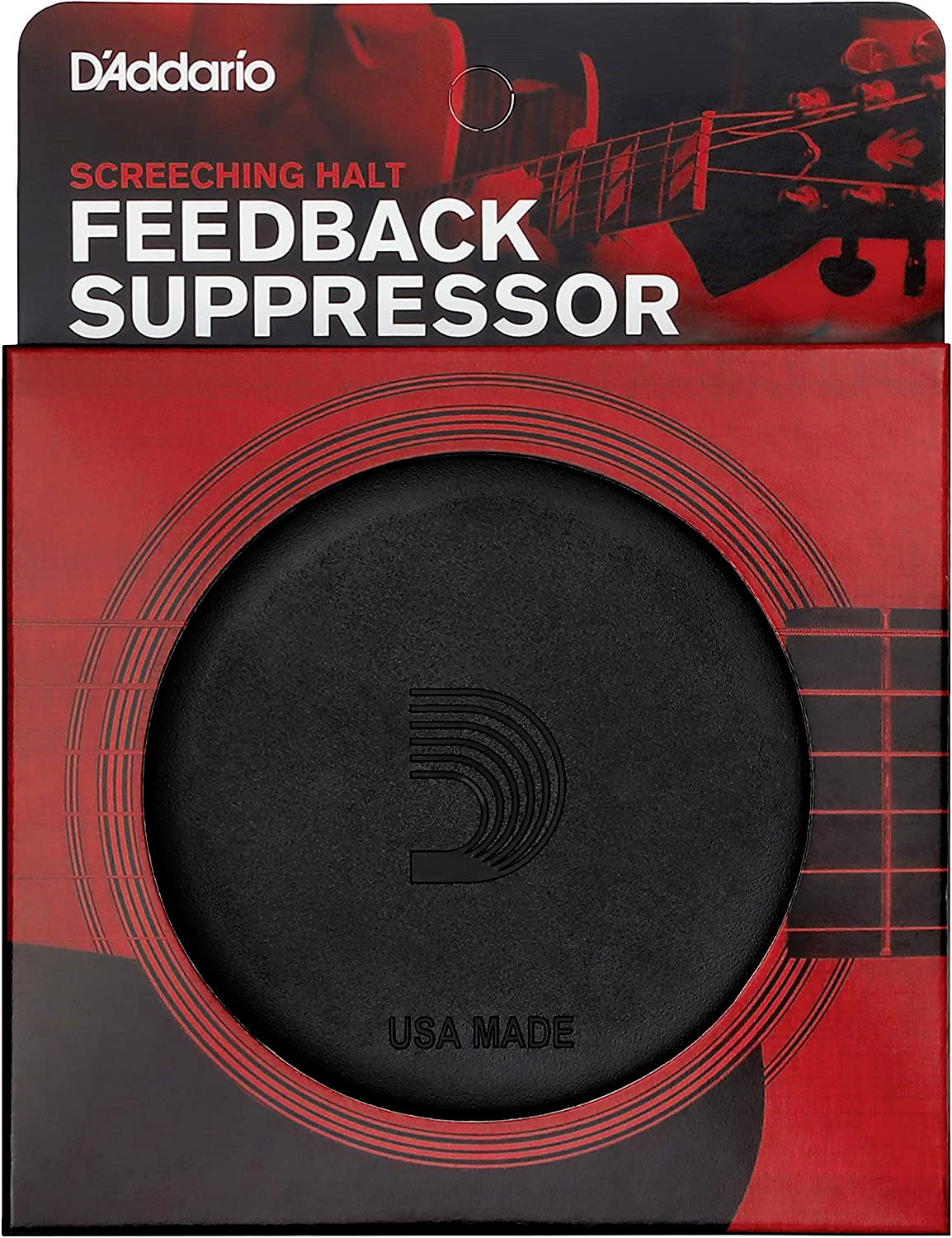 D’Addario PW-SH-01 'Screeching Halt' Acoustic Soundhole Cover