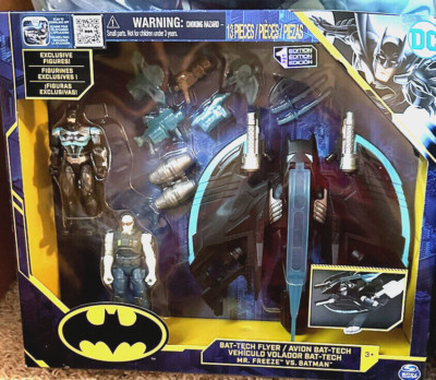 NEW UNOPENED DC BAT-TECH FLYER/AVION BAT-TECH MR. FREEZE VS. BATMAN New In Box