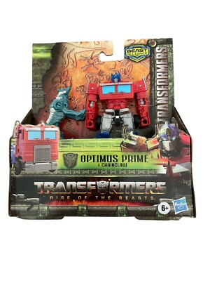 Transformers: Rise of the Beasts OPTIMUS PRIME & CHAINCLAW Action Figures NEW