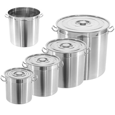 Onpira® Gastronomie Kochtopf aus Edelstahl Gastro Suppentopf Topf Kantine Profi