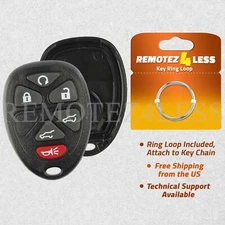 For Replacement Keyless Entry Remote Key Fob Shell Case 6 Button Pad OUC60270