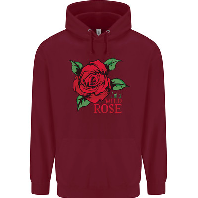 Im a Wild Rose Herren Hoodie 80% Baumwolle