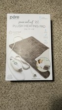 Pure Enrichment PureRelief 12x24 inch Electric Heating Pad, Size XL - Charcoal