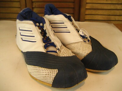 Mens Adidas Superstar White/Navy HiTop Sneakers Basketball