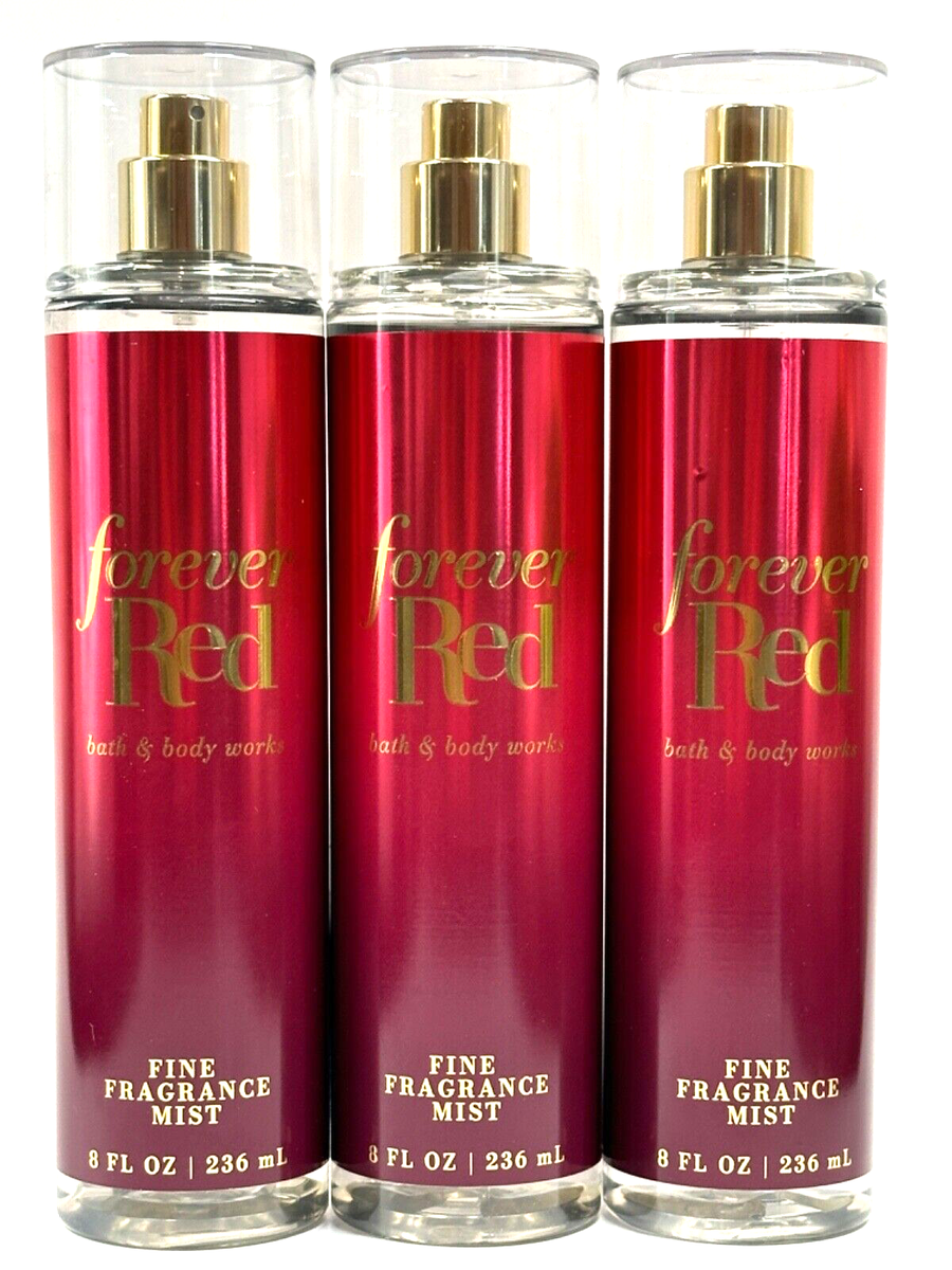 NEW BATH BODY WORKS FOREVER RED WOMEN FINE FRAGRANCE MIST BODY SPRAY  FL OZ
