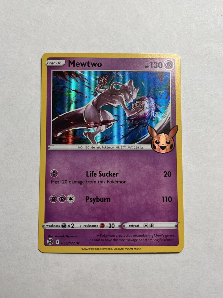 Pokémon TCG Mewtwo Promo Trick or Trade Halloween 056/172 Holo