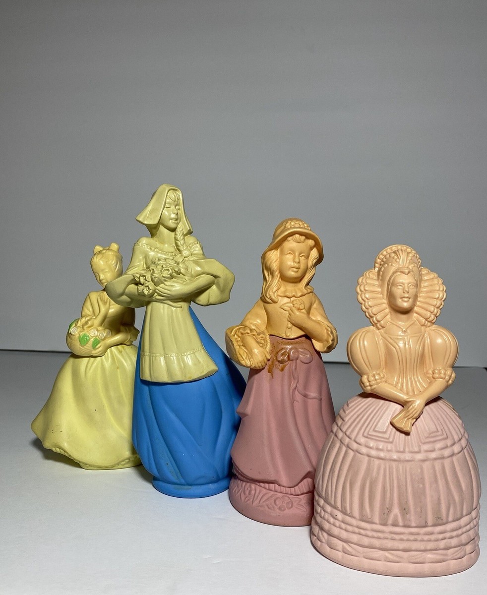 Vintage Avon Perfume Cologne Ladies Figurine Bottles