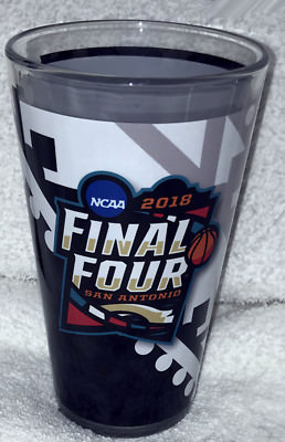 2018 FINAL FOUR PINT GLASS Loyola-Chicago Ramblers Villanova Wildcats Kansas Mic