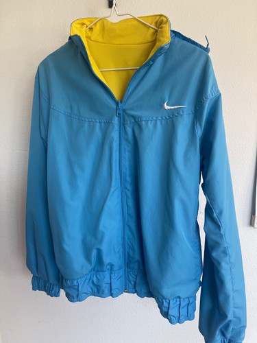 vintage reversible nike jacket blue 