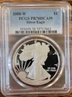 2008-W American Silver Eagle Proof - PCGS PR70 DCAM