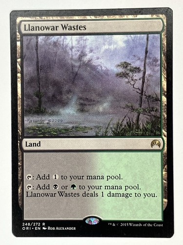Llanowar Wastes FOIL Magic Origins Nm | eBay