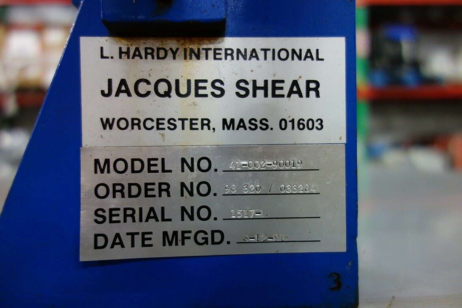 New Jacques Board Shear 40" NOS Bench Book Shear Cutter L. Hardy 4100290019 eBay