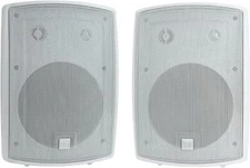 Dual Electronics LU63PW 6.5" 3-Way Outdoor/Indoor Speakers  | White | Pair |New