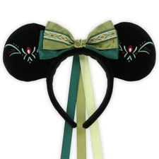 Japan Tokyo Disney Resort Headband Anna Frozen Fantasy Springs Minnie ears