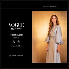 5990 NWT Reem Acra Magic Garden Silk Mikado Floral Cutout Runway Gown