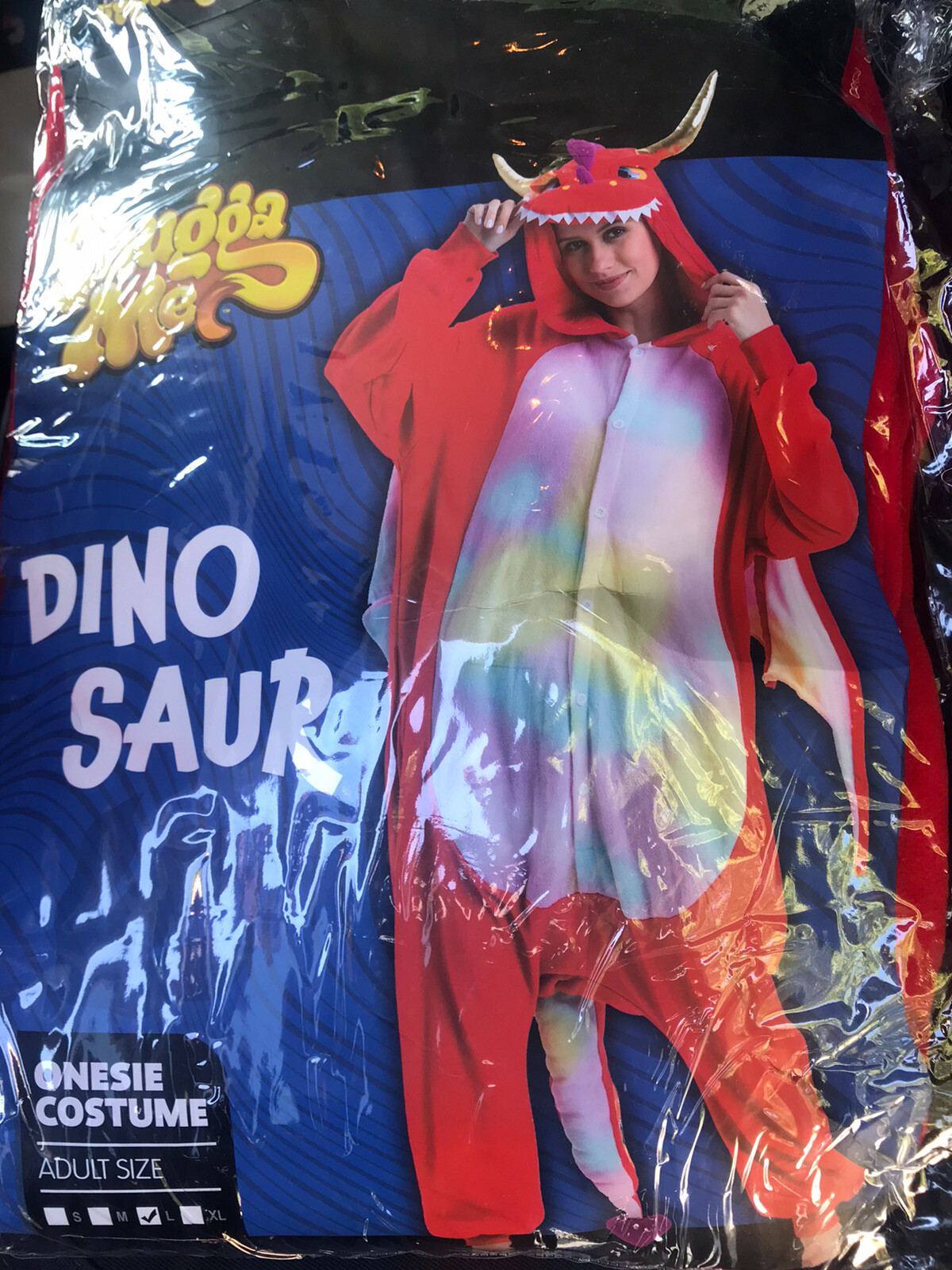 Snugga Spooktacular Creations Snugga me Dinosaur Costume Adult LARGE | eBay