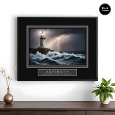 Motivational Poster, Adversity, Motivational Wall Art, Motivational Quotes
