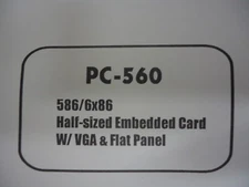 New, Embedded Computer, PC-560-512 CPU Board pentium w/VGA