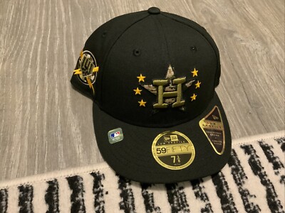 New Era Houston Astros 2024 Armed Forces Day Hat 59FIFTY Low Profile 3/8 