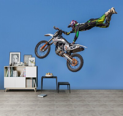 3D Flying Car O734 Transport Wallpaper Mural Self-adhesive Removable Amy