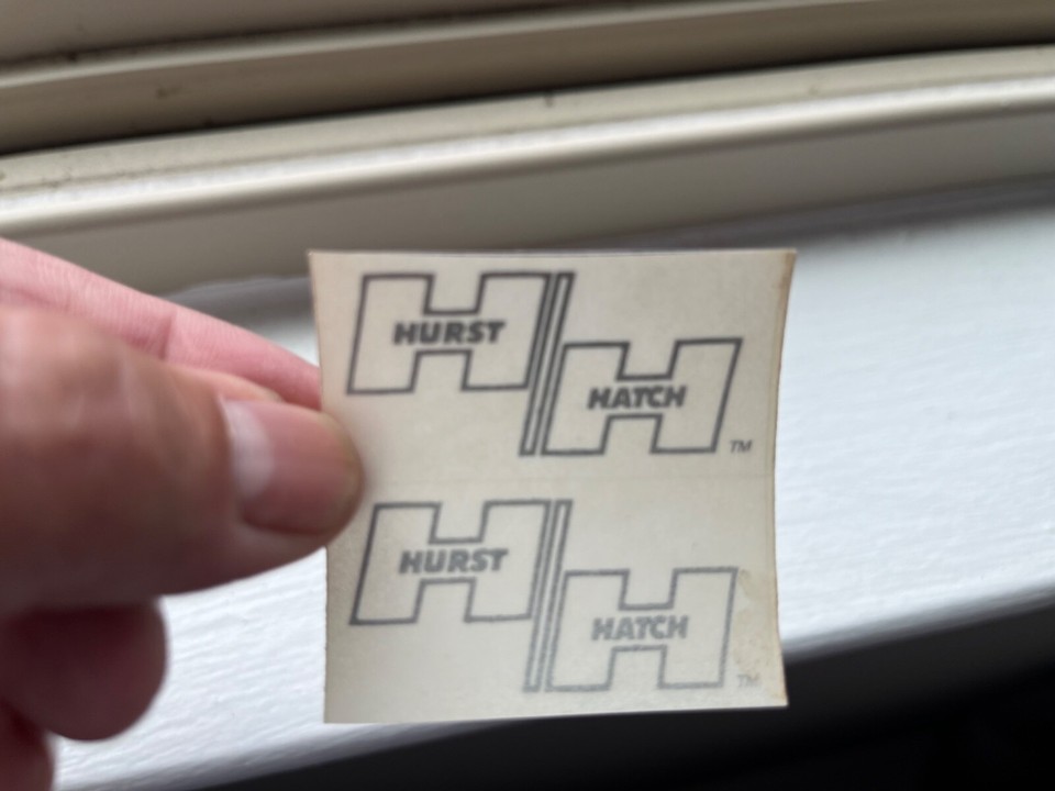 NOS HURST HATCH T-TOP INSIDE CLEAR DECAL TRANS-AM GRAND PRIX GTO W30 ...