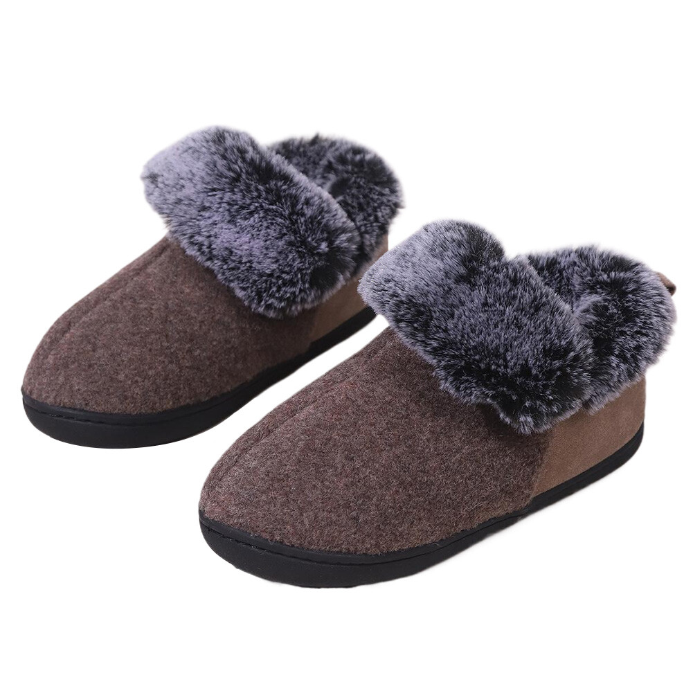 SAOLA Scarpe da neve donna calde morbide fodera pelosa memory foam interno esterno suola gomma