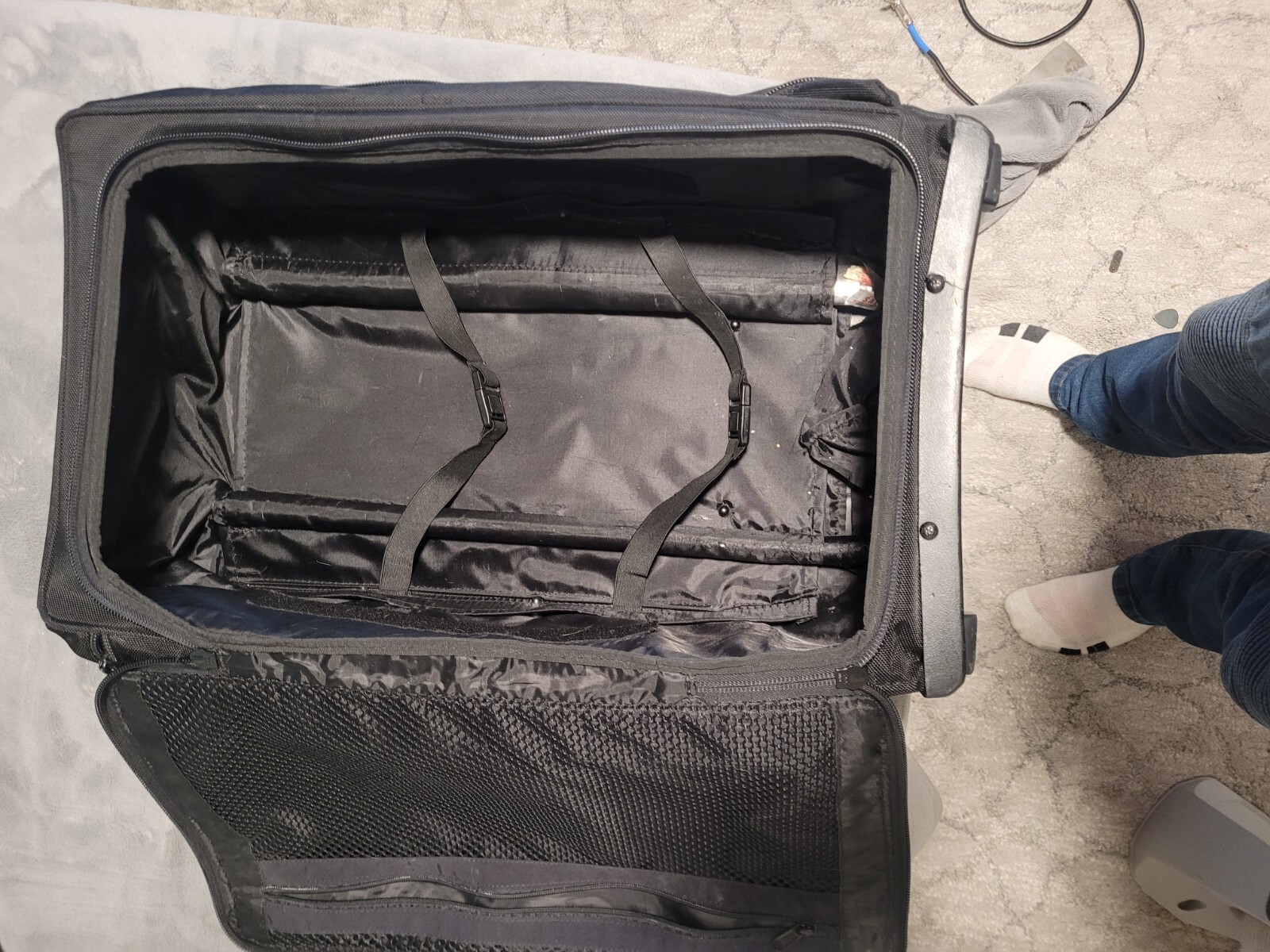 Luggageworks Stealth 26 flight crew rolling bag eBay