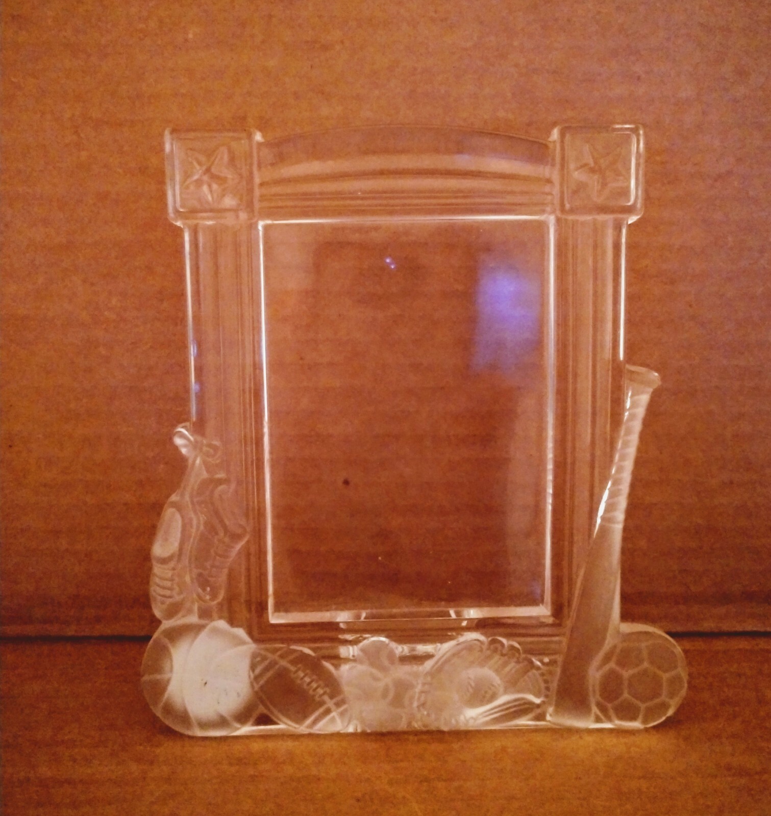 Lead crystal picture frame. Moments of pride collection eBay