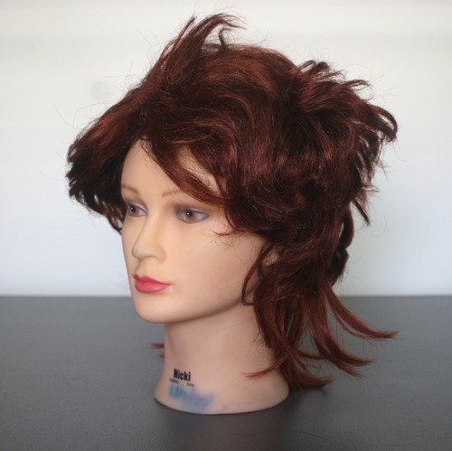 Wig, short Red/Auburn colored costume party, Cosplay