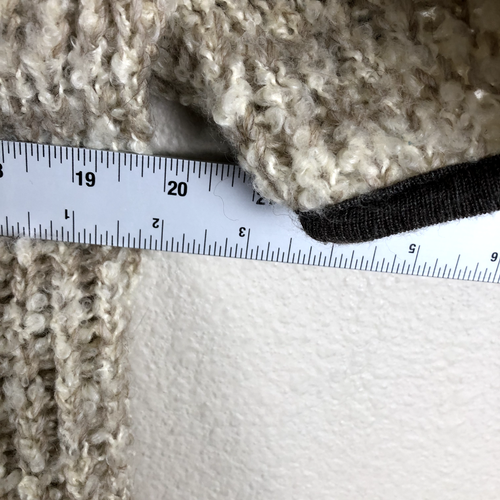 Ann Taylor Loft cardigan sweater Womens Medium Tan Wool Mohair Alpaca Blend Open - Picture 13 of 17
